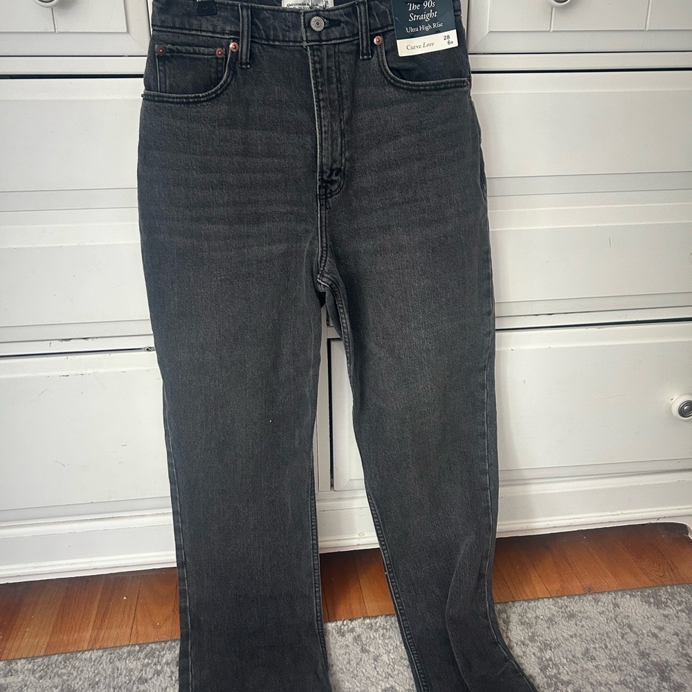 Abercrombie & Fitch Charcoal Jeans
